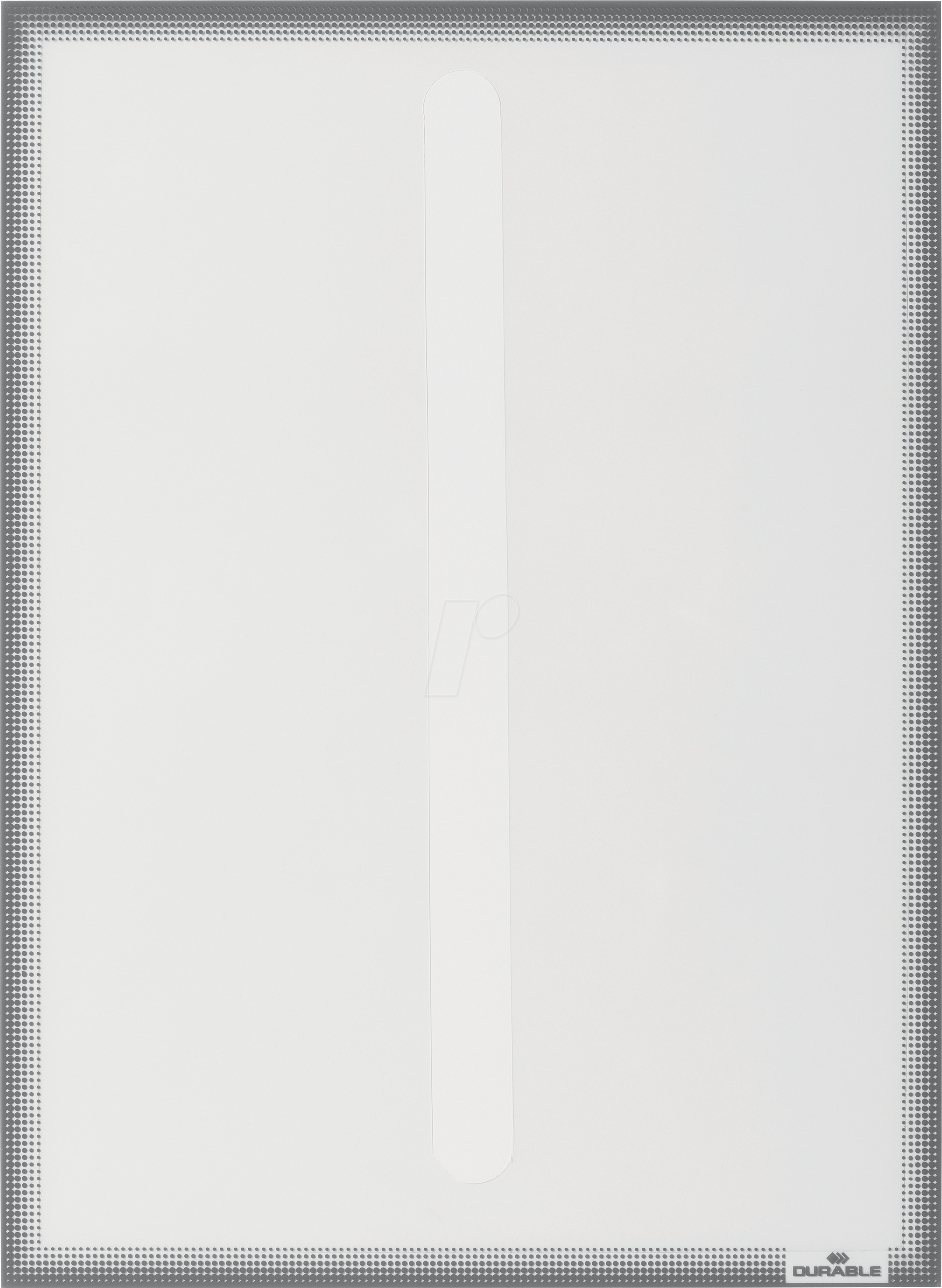 DURABLE 501457 - Info-Rahmen, A4, statisch haftend, anthrazit, 5 Stück