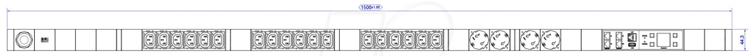 Thumbnail - BACH 802.7502 - PDU, 18x C13, 4x C19