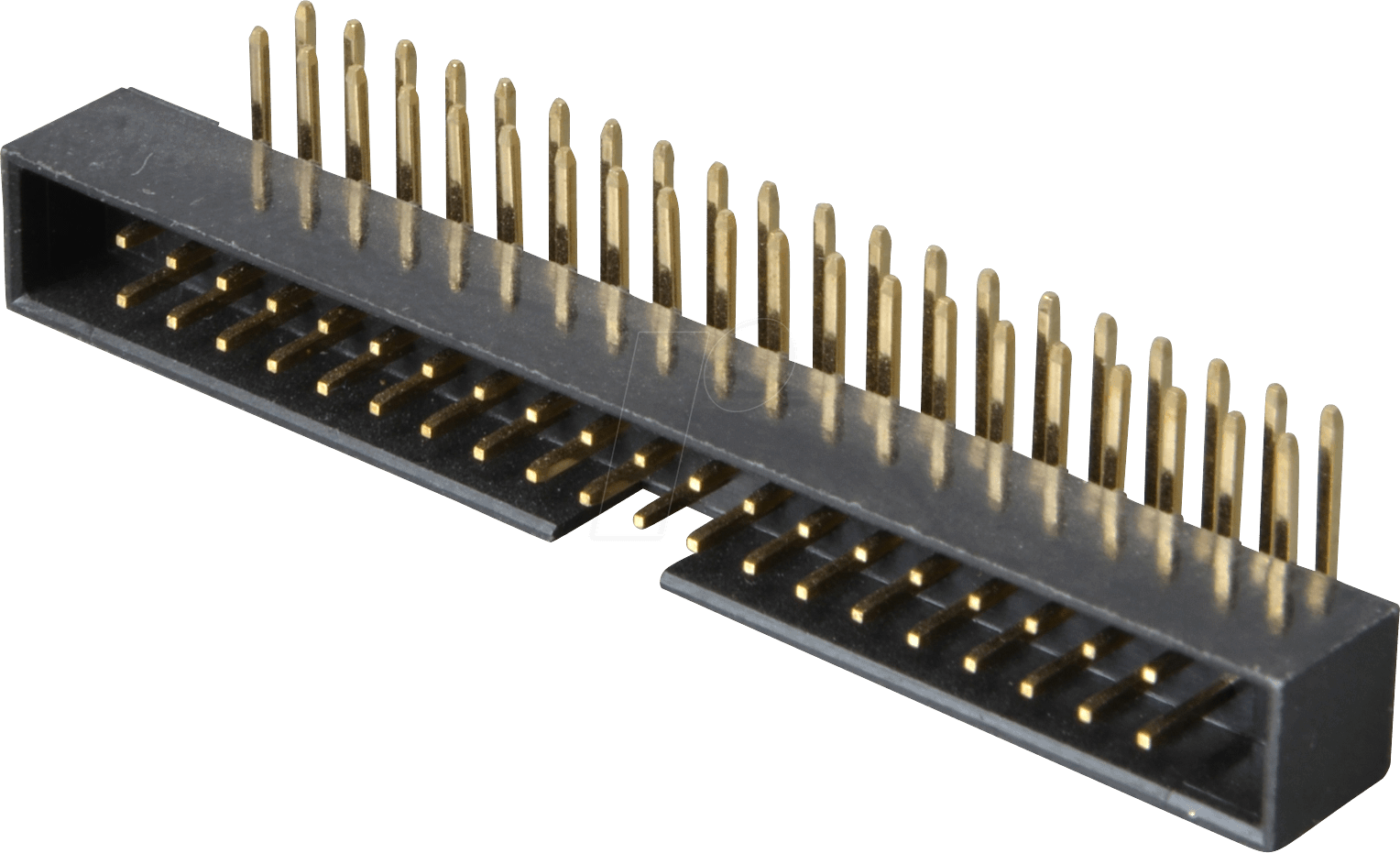 WL 2X20W 2,00 - 2x20pol. Wannen-Steckerleiste, gewink., RM2,00