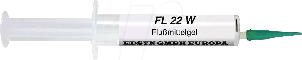 EDSYN FL 22 W - Flussmittelgel, FL 22 W, No-Clean, wasserlöslich, 5 ml