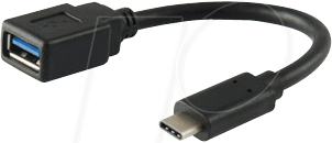 Thumbnail - EQUIP 133455 - USB Type-C Stecker zu Typ A Buchse, USB 3.0, Adapterkabel