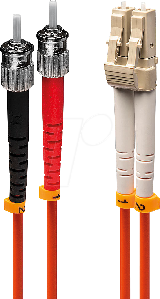 LINDY 46490 - Kabel LWL LC/ST OM2 50/125µm 1 m