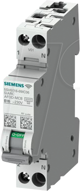 SIE 5SV60167MC13 - Brandschutzschalter+LS,Komm.,1+N,C,13 A