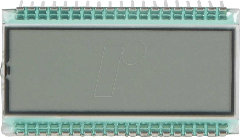 LCD-7S 8-6 A - LCD-7-Segment, 1x8, H:6,0mm