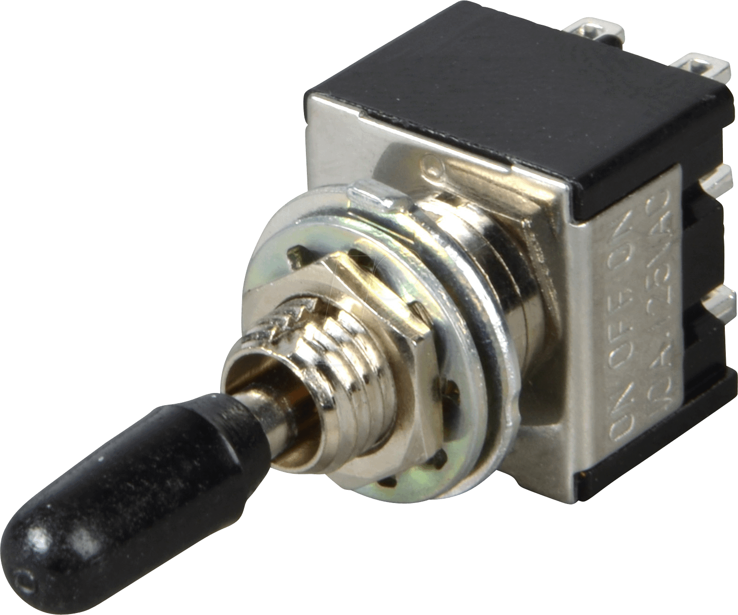 MS 169 - Kippschalter 10A-125VAC, 2x Ein-Aus-Ein