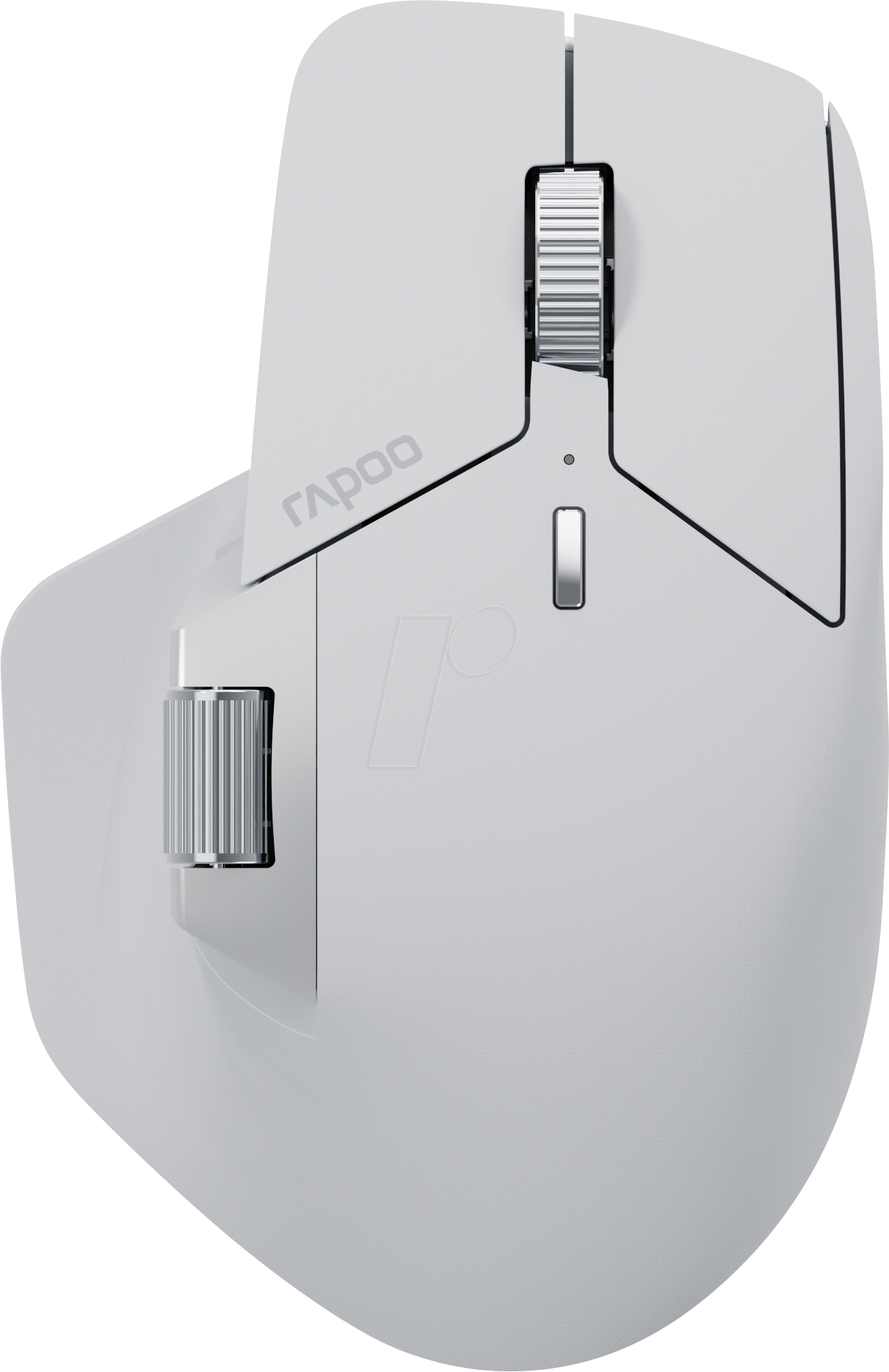 RAPOO MT760L WS - Maus (Mouse), Bluetooth/Funk, ergonomisch, weiß