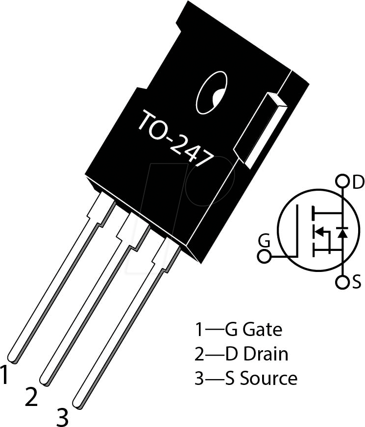 MSC750SMA170B - SiC-MOSFET N-Ch 1700V 7A 0,750R, TO-247