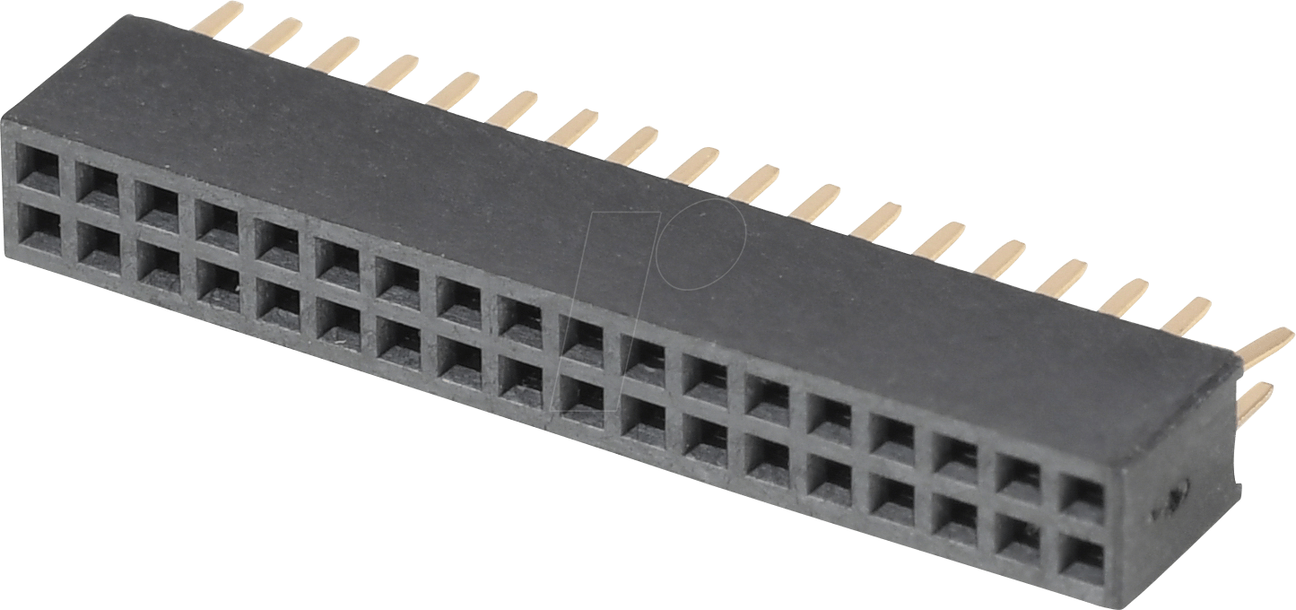 BKL 10120659 - Buchsenleiste 1,27mm 2x18 gerade