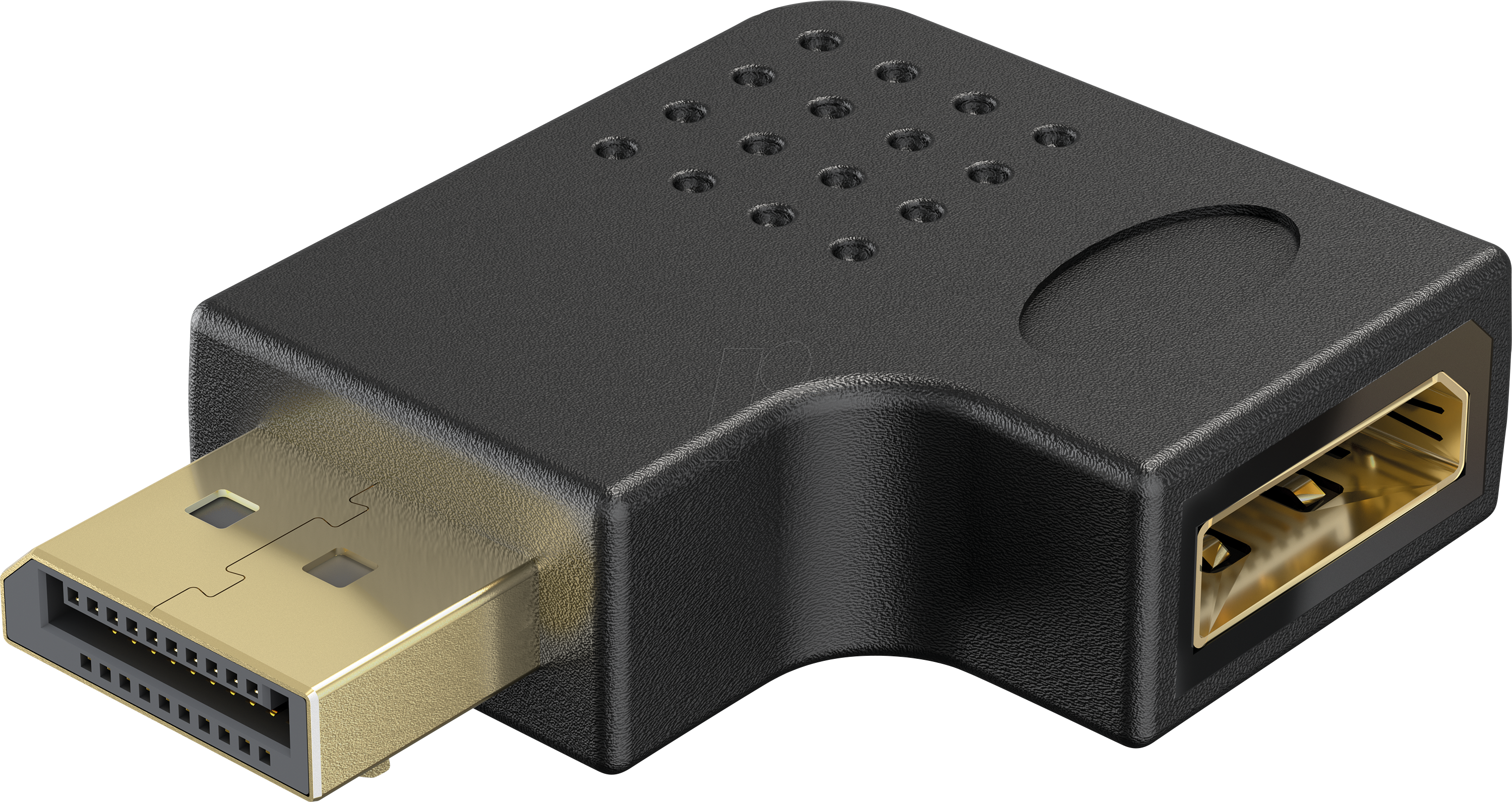 GOOBAY 77131 - DisplayPort Adapter, DP Stecker auf DP Buchse