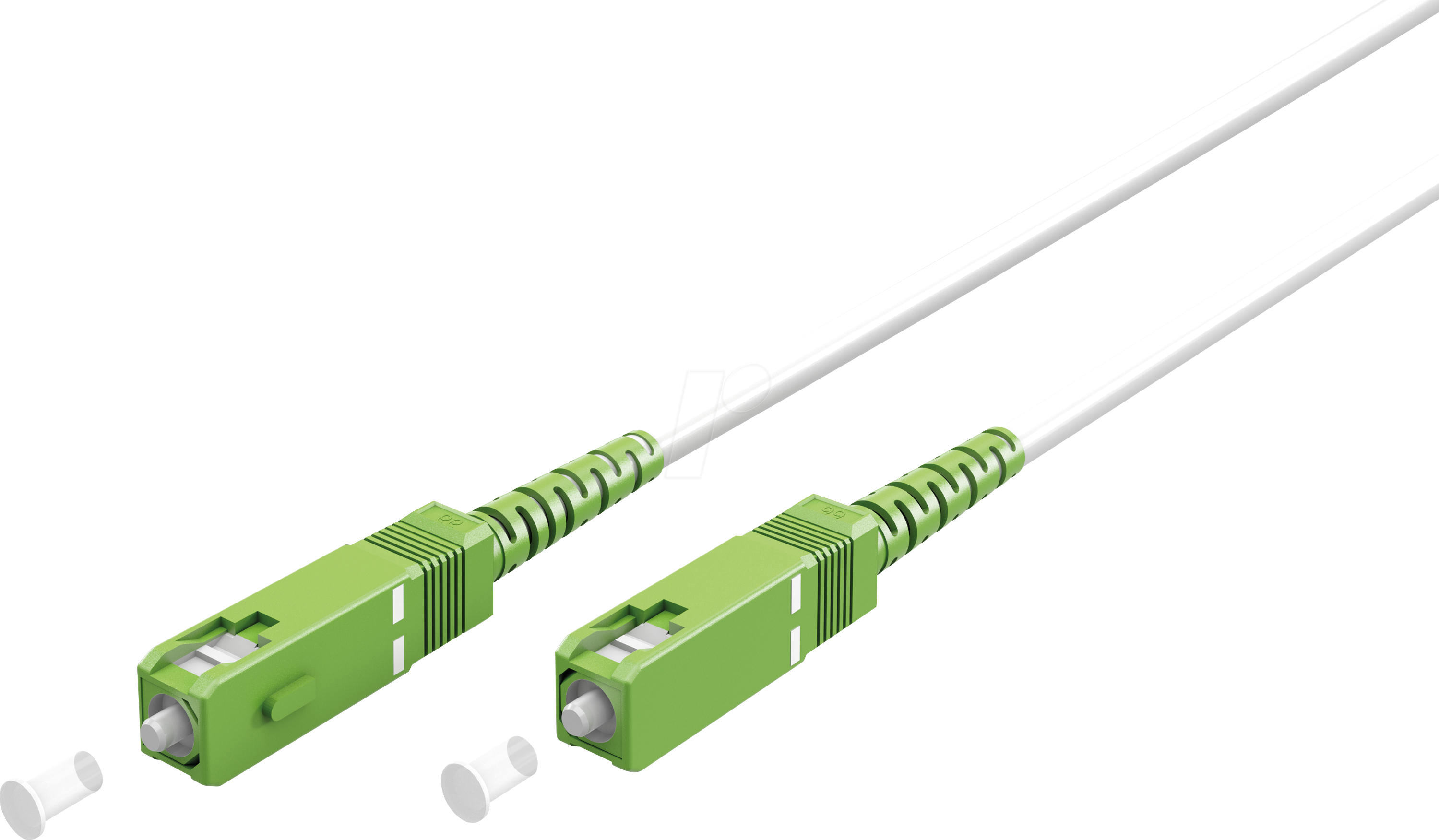 Thumbnail - GOOBAY 59606 - Simplex LWL Patchkabel, SC-APC (8°)SC-APC (8°),weiß, 30 m