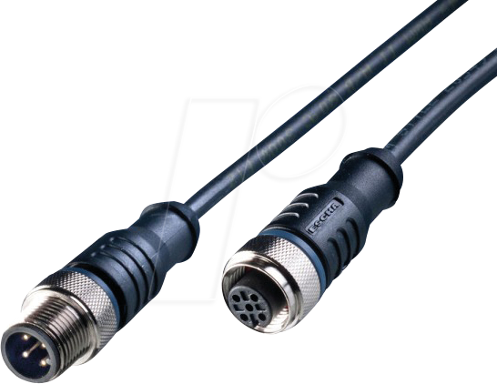 L2W 200100-03 - Sensor Kabel, 10 m, M12 Stecker/M12 Buchse, A-kodiert, für 24V