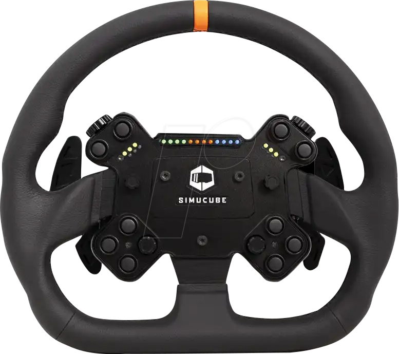 SCVALO-LE - Simucube Valo GT-23 Wireless Lenkrad (32 cm) - Leder, schwarz