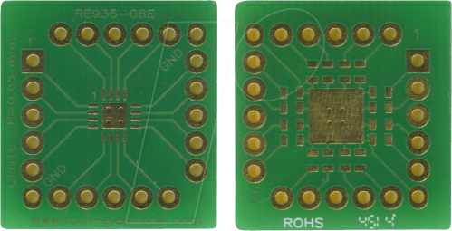 RE 935-08E - Multiadapter QFN16 P=0,65 mm RM 2,54 mm