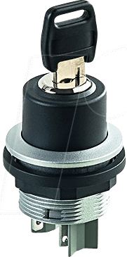 SSSA142 - Schlüsselschalter - 2 S, silber