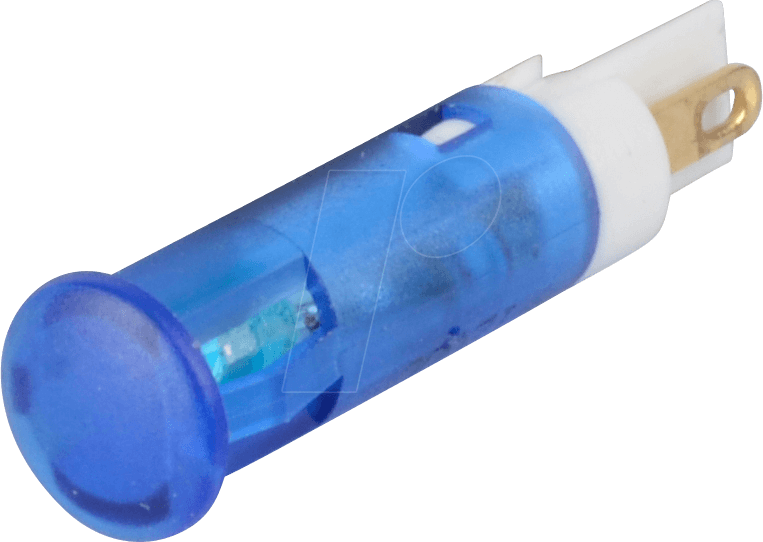 APM QS81 B24 - LED-Signalleuchte, blau, 24 V, Ø 8 mm, rund, FASTON