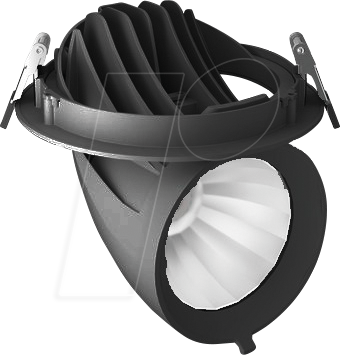 HEIT LL-510030 - LED Einbau Downlight, schwarz, 38 W, 4750 lm, 3000 K, 25°