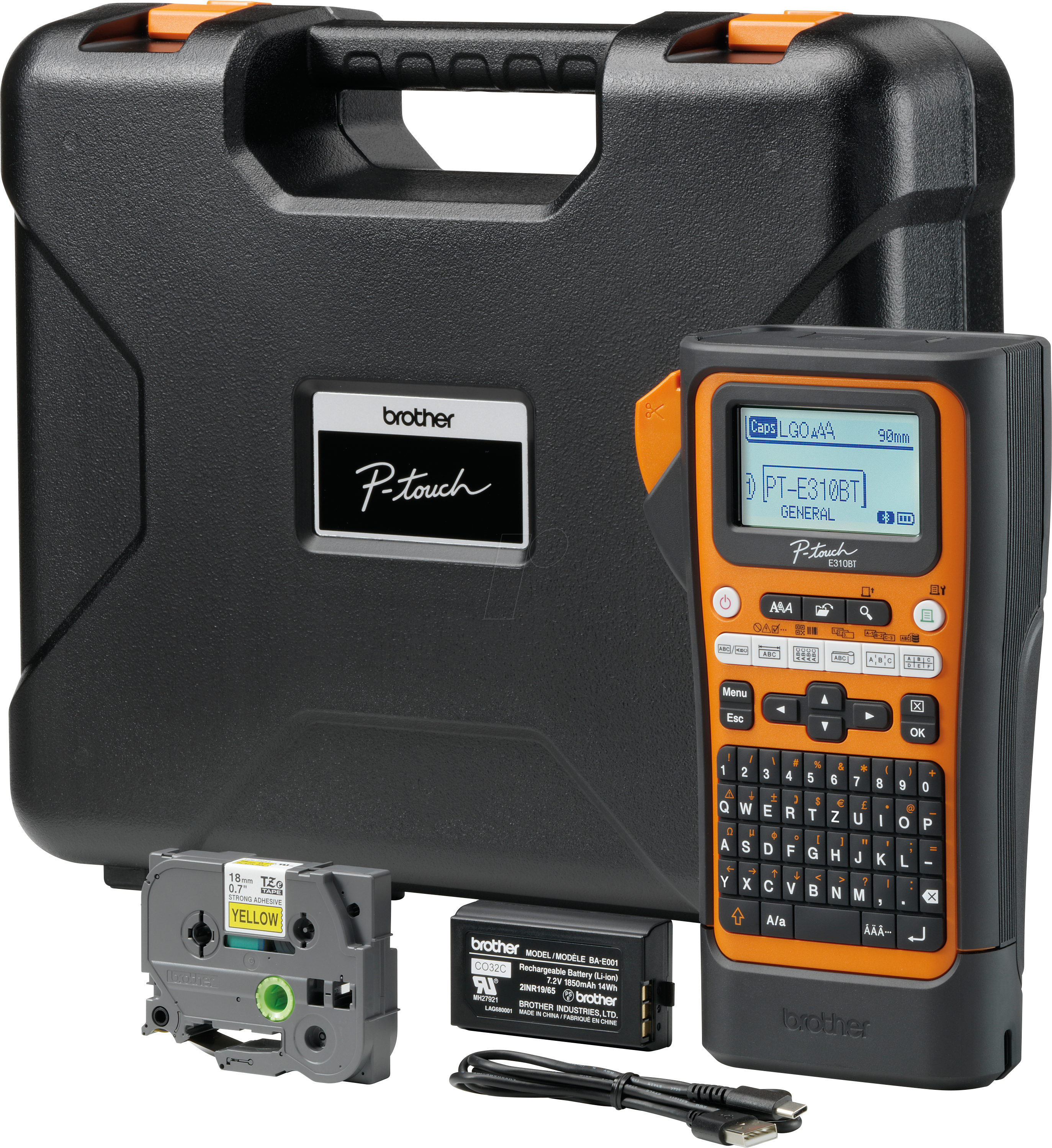 Thumbnail - P-TOUCH E310BTVP - Beschriftungsgerät, USB/Bluetooth, E310BTVP