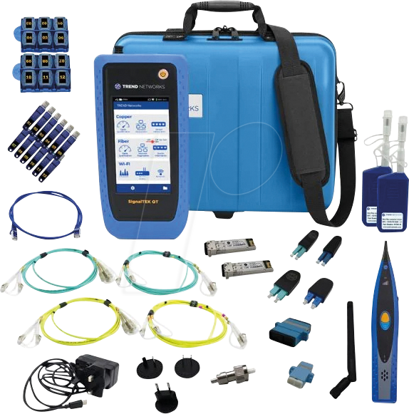 SIGNALTEK QT10GK - Kabeltester SignalTEK QT Pro Kit, Kupfer, LWL, WiFi