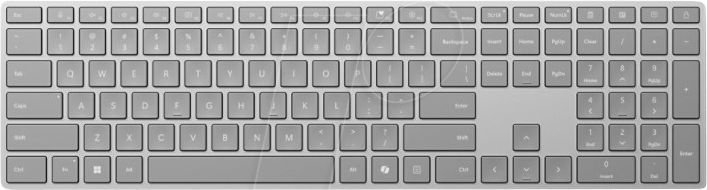 Thumbnail - MS SURFACE KBD2 - Funk-Tastatur, Bluetooth, grau, QWERTZ, DE