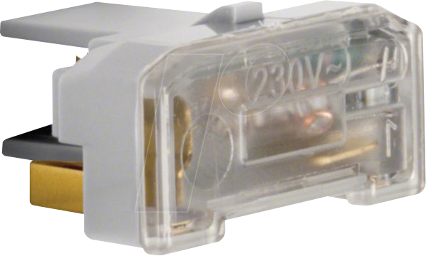 BERKER 1675 - Glimmaggregat mit N-Klemme Modul-Einsätze