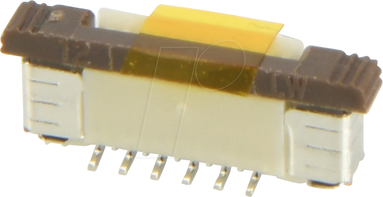 Z53-12-11110 - SMD-ZIF-Stecker 12pol RM0,5 Top Entry