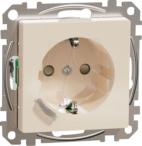 WISER 2380-0344 - Steckdose, 1-fach, weiß, glänzend, Zigbee