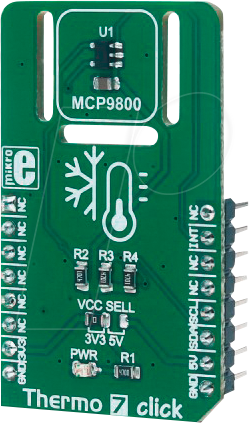 MIKROE-2979 - Temperatur-Sensor Click Board™, MCP9800
