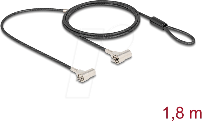 NAVILOCK 20936 - Notebook Sicherungskabel, Schlüssel, Kensington & Noble Wedge Sl