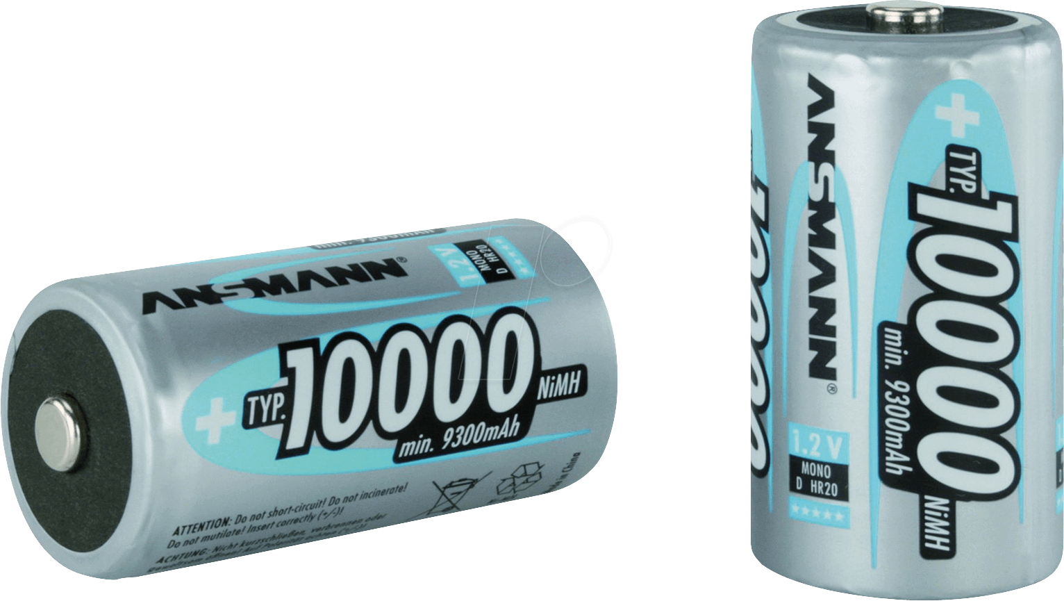 NH MONO ANS - NiMh Akku, D (Mono), 10000 mAh, 1er-Pack