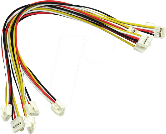 GRV CABLE4PIN20F - Arduino - Grove Universal-Kabel, 4-Pin, 20cm, fixiert (5er-Pack)
