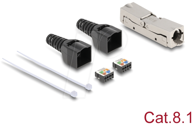 DELOCK 87096 - RJ45 Verbinder LSA > LSA, Cat.8.1, werkzeugfrei