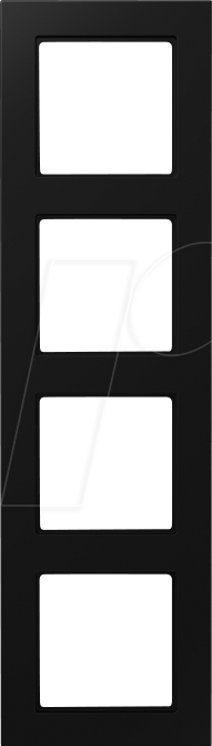 Thumbnail - JG A5584 BF SWM - Rahmen 4-fach, graphitschwarz A 5584 BF