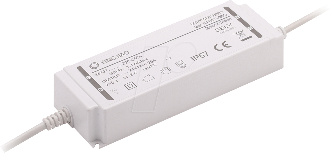 YCL150-24006250 - LED-Netzteil, 150 W, 24 V, 6,25 A, CV