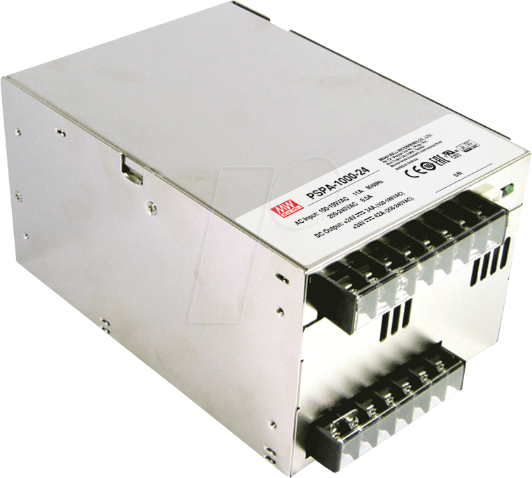 MW PSPA-1000-12 - Schaltnetzteil, geschlossen, 960 W, 12 V, 80 A