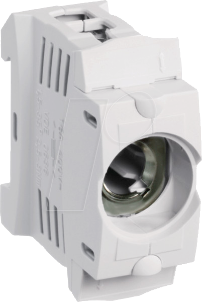 HAGER LD042 - Kunststoff-Sicherungssockel D01 E14 16A 1polig