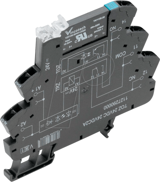 TOZ 24 48 0,1A - Halbleiterrelais 1 NO, 0 - 48 V DC / 24 V DC, 0,1 A