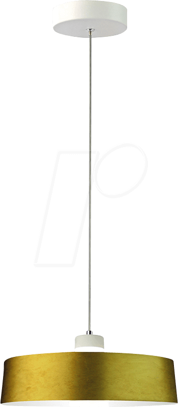 VT-3932 - Hängeleuchte, 7 W, 400 lm, 4000 K, rund, gold