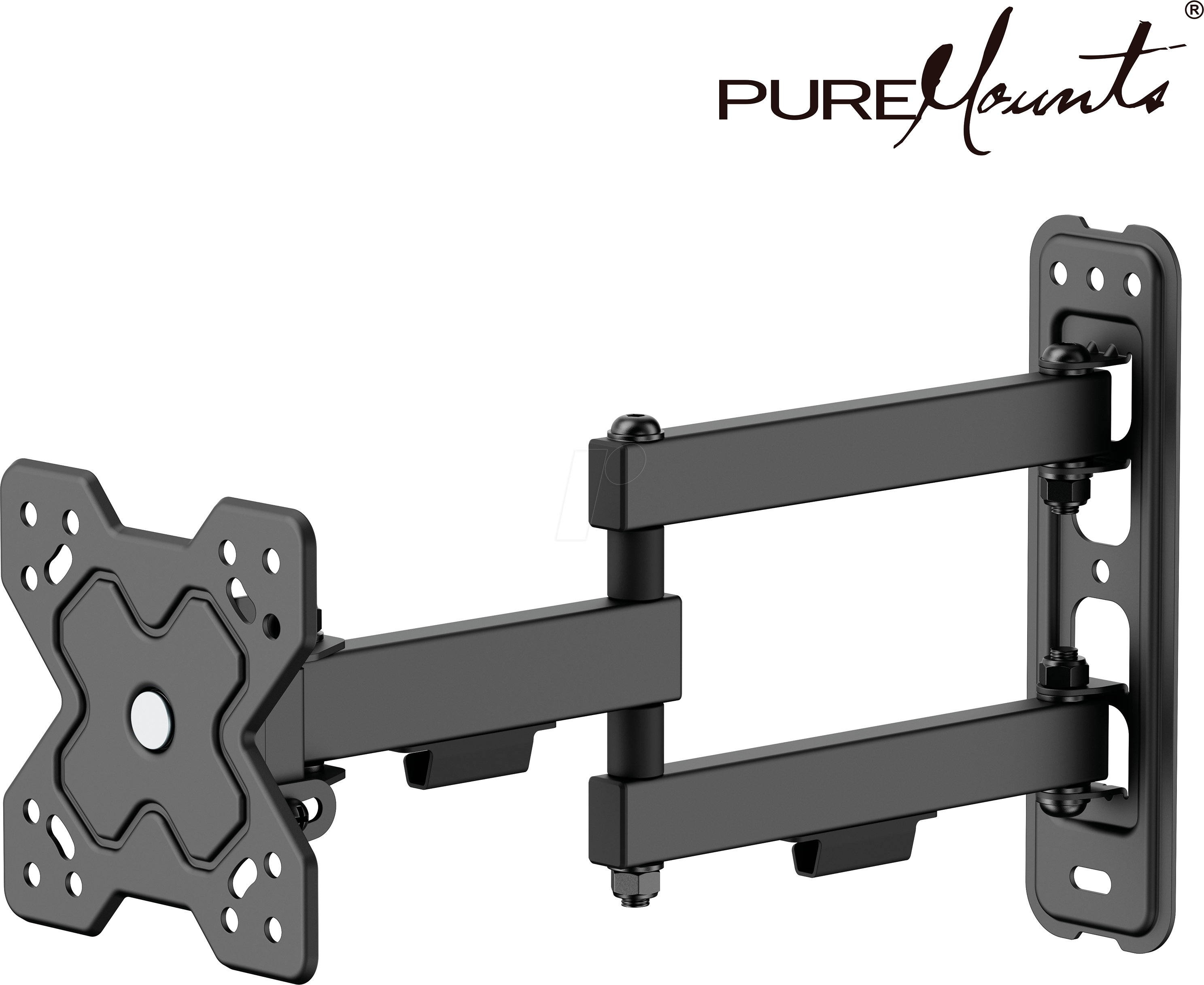 PM-FM14-100 - TV-Wandhalterung, neigbar, schwenkbar, 13'' - 32'', schwarz