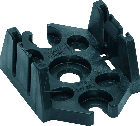 WAGO 770-623 - WINSTA® MIDI, Montageplatte, 3-polig, für Verteiler, Kunststoff