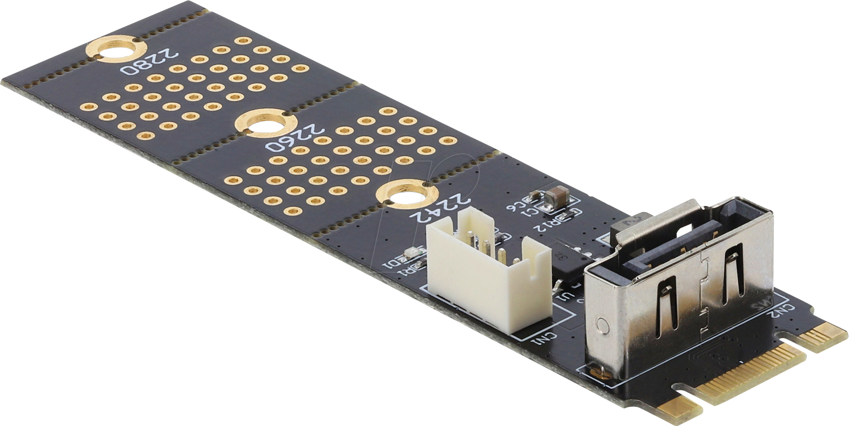 DELOCK 64290 - Konverter M.2 Key B > SATA 7 Pin