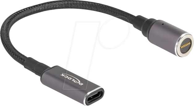 DELOCK 80781 - Adapterkabel, USB Type-C Buchse zu magnetischem Konnektor, 15 cm