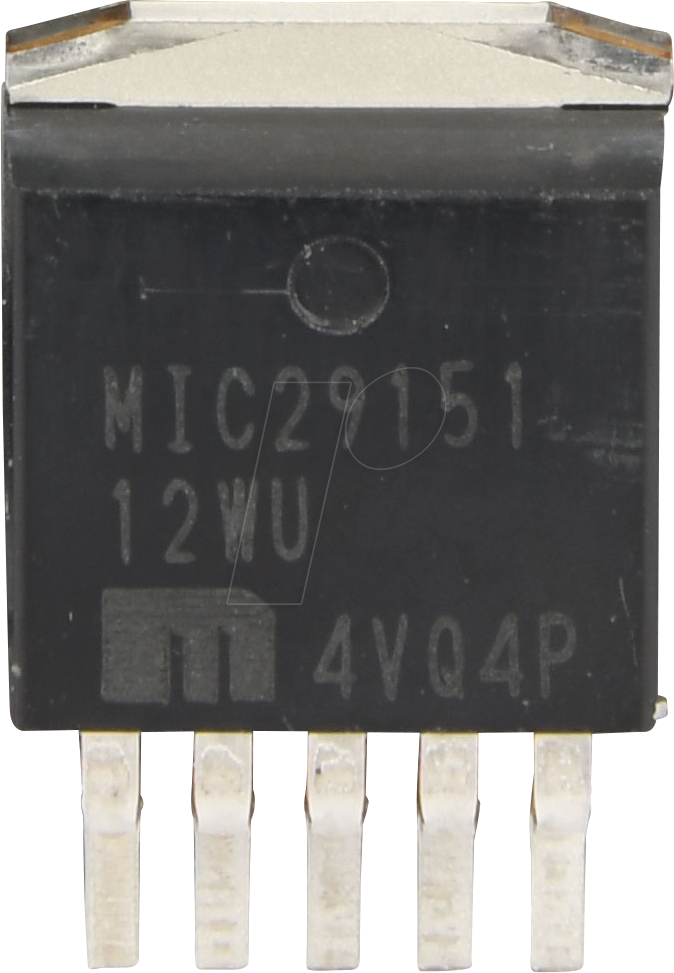Thumbnail - MIC2915112WU - LDO, Uout 12V, Uin 2,3..26V, 1,5A, DDPAK-5