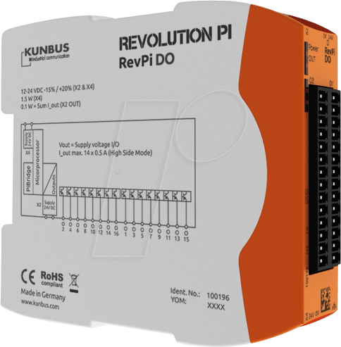 REVPI DO - RevPi Digitales Output-Modul mit 16 Ausgängen