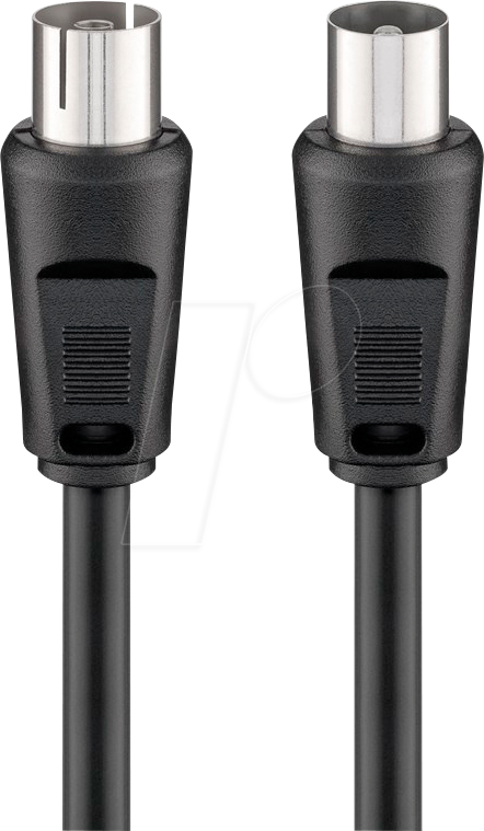 GOOBAY 11723 - Anschlusskabel, IEC, St., Bu., 5 m