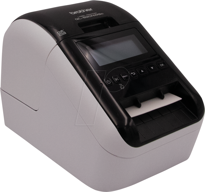 BRO QL-820NWBC - Etikettendrucker, Rot-Schwarz-Druck, USB, WLAN, Bluetooth