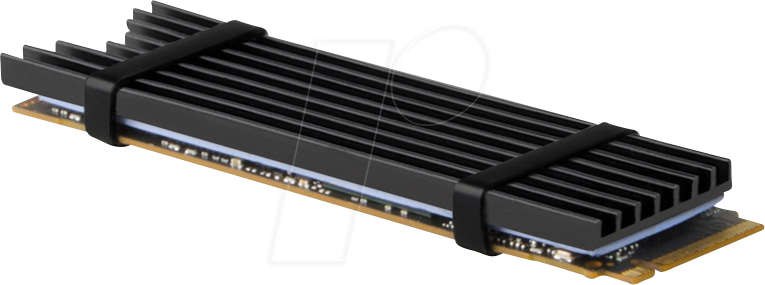 AXG CLR-M2L3 - Kühlkörper für M.2 SSD 2280, 3 mm, schwarz