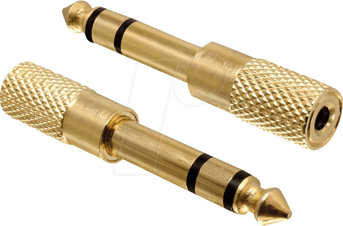 DELOCK 65361 - 6,3 mm Klinken Stecker auf 3,5 mm Klinken Buchse