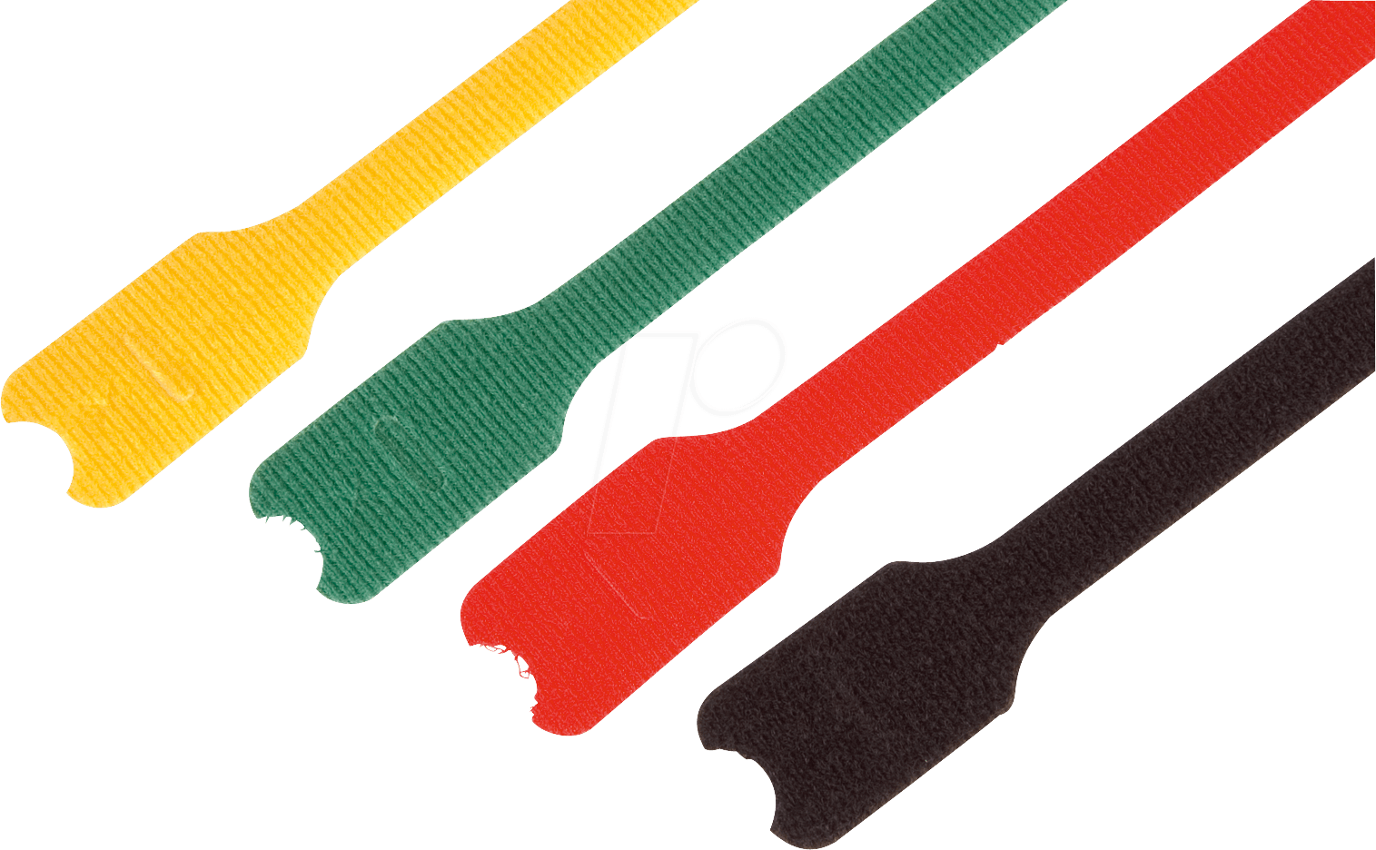 KLETT 200-12 RT - Klettband, Kabelbinder, 200 x 12 mm, rot, 10er-Pack