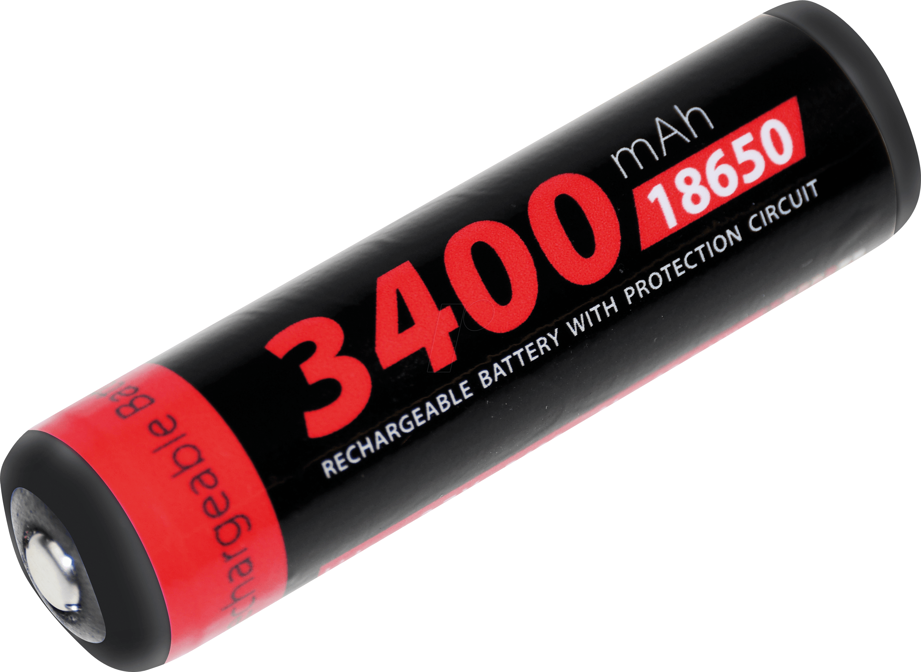 XCELL 140211 - Industriezelle, Li-Ion, 18650, 3,7 V, 3400 mAh, Button Top