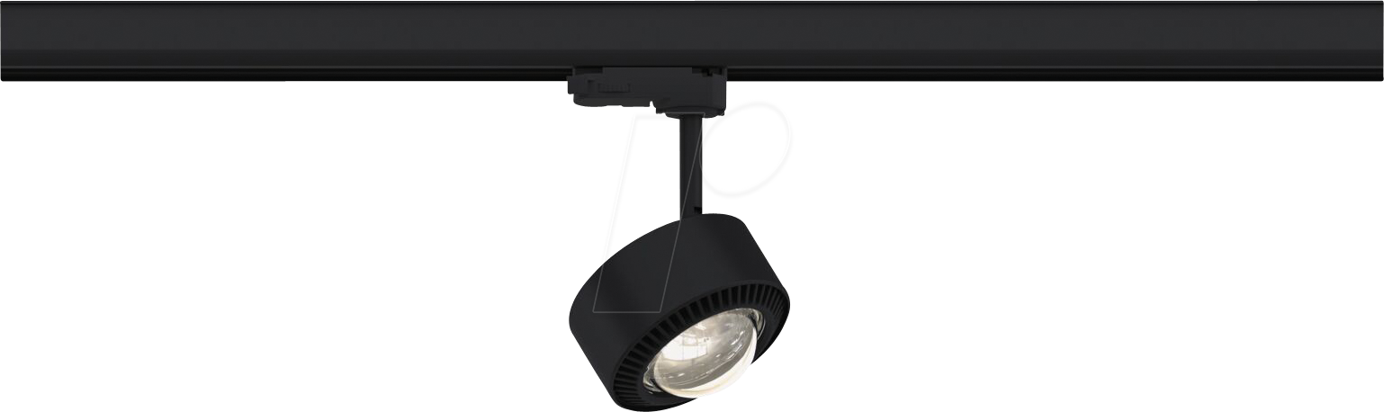 PLM 91390 - ProRail3 Schienenspot Aldan, 539 lm, 8 W, 3000K, dimm, schwarz/c